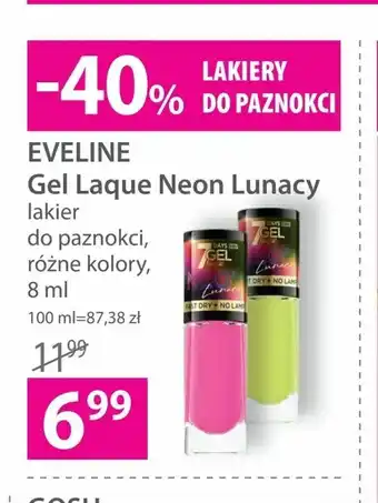 Hebe EVELINE Gel Laque Neon Lunacy oferta