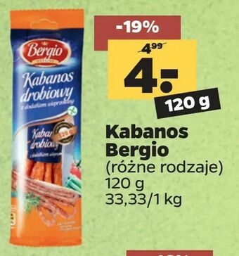 Netto Kabanos Bergio oferta