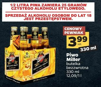 Netto Piwo Miller oferta