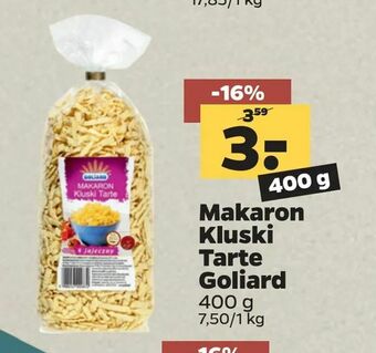Netto Makaron Kluski Tarte Goliard oferta