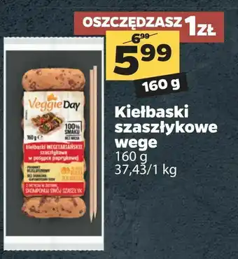 Netto Kiełbaski szaszłykowe wege oferta