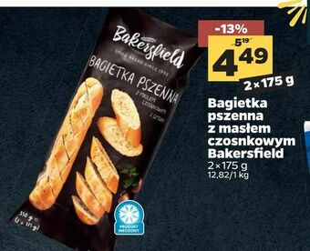 Netto Bagietka pszenna z masłem czosnkowym Bakersfield oferta