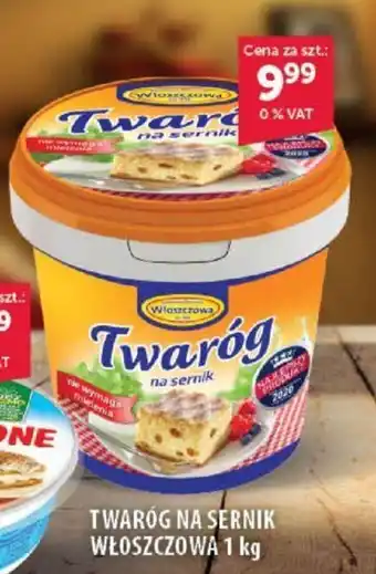 Eurocash Włoszczowa Twaróg na Sernik 1kg oferta