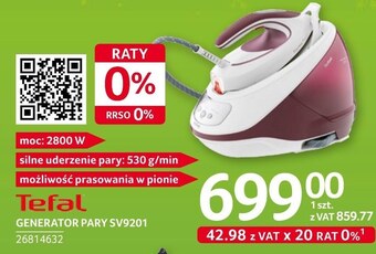 Selgros Generator pary tefal oferta