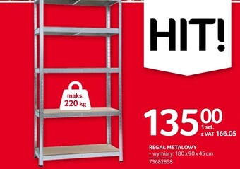 Selgros Regał magazynowy oferta