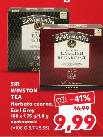 Kaufland Herbata english breakfast sir winston tea oferta
