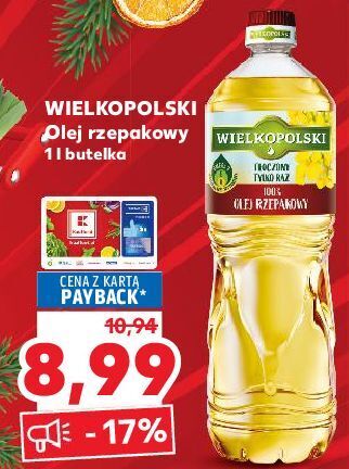 Kaufland Olej wielkopolski rzepakowy oferta