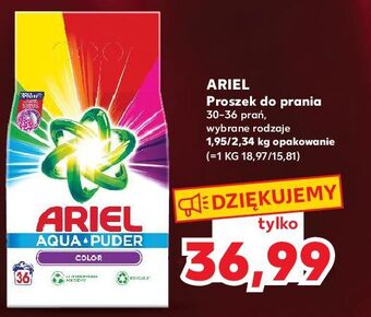 Kaufland Proszek do prania color ariel aqua puder oferta