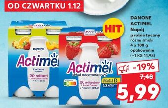Jogurt truskawka danone actimel