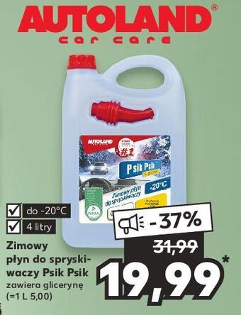 Kaufland Zimowy plyn do spryskiwaczy psik autoland oferta