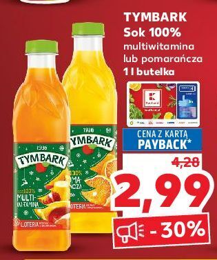 Kaufland Sok pomarańczowy tymbark 1936 oferta