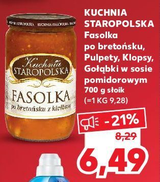 Kaufland Pulpety w sosie pomidorowym kuchnia staropolska oferta