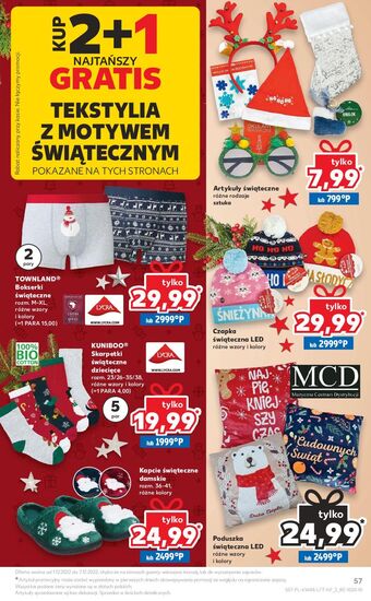 Kaufland Czapka mikołaja oferta