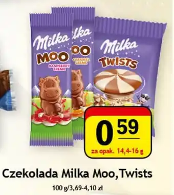 Gram Market Czekolada Milka Moo lub Twists 14,4-16g oferta