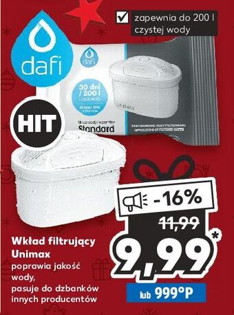 Kaufland Wkład do filtra unimax dafi oferta
