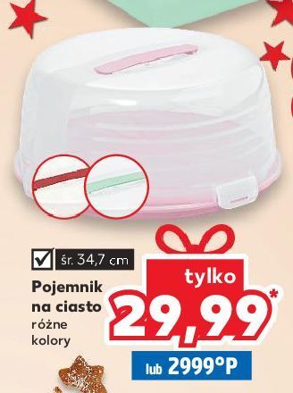 Kaufland Pojemnik na ciasto 34.7 x 15.6 cm curver oferta