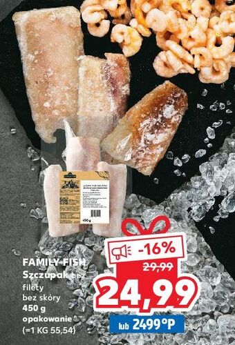 Kaufland Szczupak filet bez skóry family fish oferta