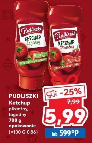 Kaufland Ketchup pikantny pudliszki oferta