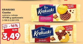 Kaufland Ciastka krakuski serduszka oferta