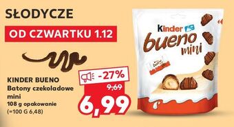 Kaufland Baton kinder bueno mini oferta