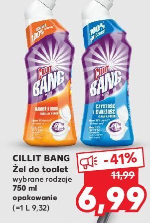 Kaufland Żel do wc czystość i świeżość cillit bang oferta