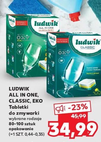 Kaufland Tabletki do zmywarek lemon ludwik all in one oferta