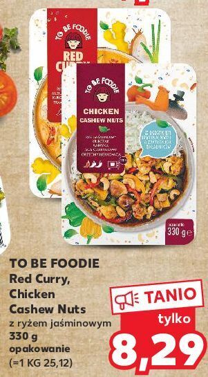 Kaufland Wegański kubełek azjatycki red curry to be foodie oferta