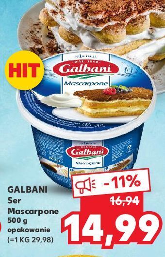 Kaufland Ser mascarpone galbani oferta