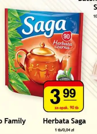 Gram Market Herbata Saga 90 torebek oferta