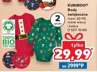 Kaufland Body niemowlęce długi rękaw 62-92 kuniboo oferta