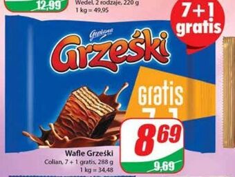 Wafelek w czekoladzie grześki