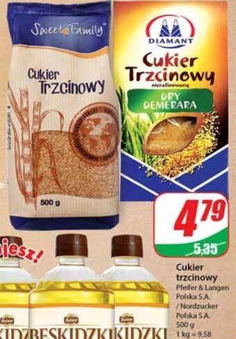 Dino Cukier trzcinowy dry demerara diamant oferta
