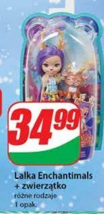Dino Lalka enchantimals + zwierzątko podstawowe mattel oferta