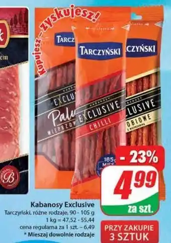 Dino Kabanosy chilli tarczyński exclusive oferta