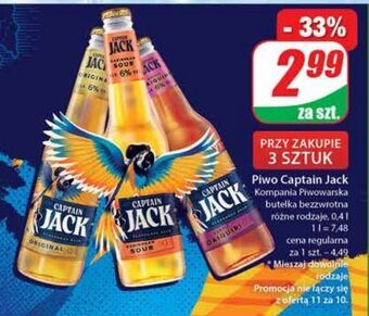 Dino Piwo captain jack caribbean sour oferta