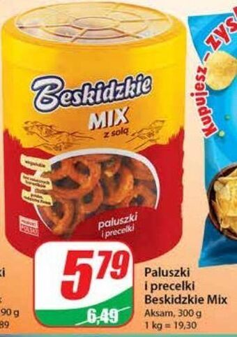 Dino Mix paluszki i precelki z solą aksam beskidzkie oferta