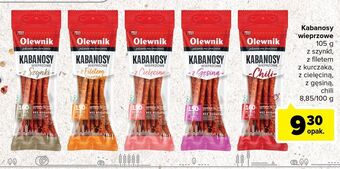 Carrefour Kabanosy z cielęciną olewnik oferta