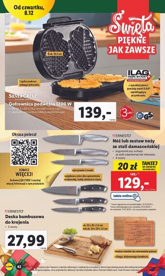 Lidl Gofrownica 1200 w silvercrest oferta