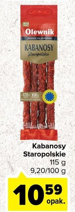 Carrefour Kabanosy staropolskie olewnik oferta
