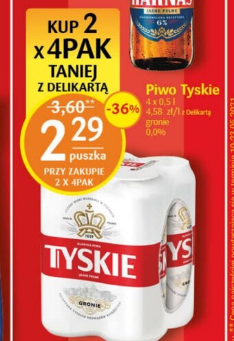 Delikatesy Centrum Piwo Tyskie 500ml oferta