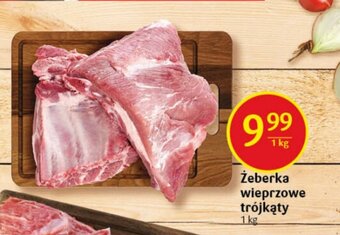 Delikatesy Centrum Żeberka wieprzowe trójkąty 1kg oferta