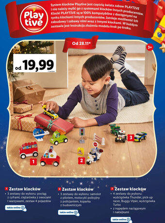 Lidl Playtive zestaw klocków oferta