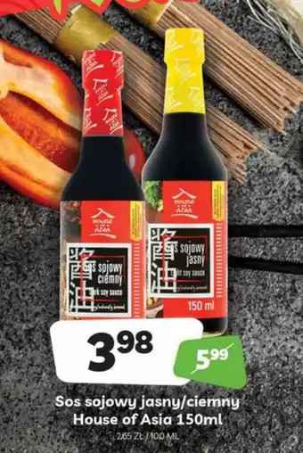 Delfin Sos sojowy jasny/ciemny House of Asia 150ml oferta