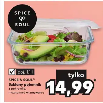 Kaufland Szklany pojemnik z pokrywką poj. 1,1l oferta