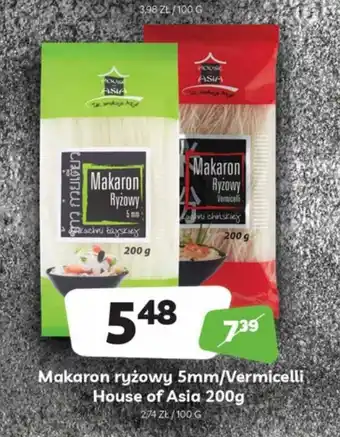 Delfin Makaron ryżowy 5mm lub Vermicelli House of Asia 200g oferta