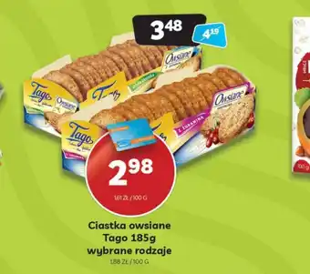Delfin Ciastka owsiane Tago 185g oferta
