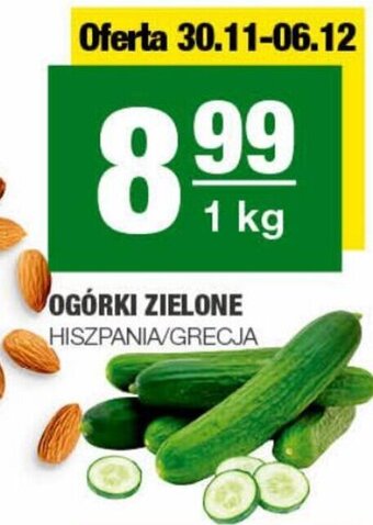 Spar Ogórki zielone 1kg oferta