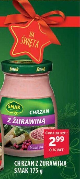 Eurocash Smak Chrzan z Żurawiną 175g oferta