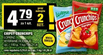 Spar Lorenz chipsy crunchips 140g oferta