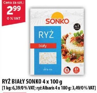 Sonko Ryż Biały 4 x 100g